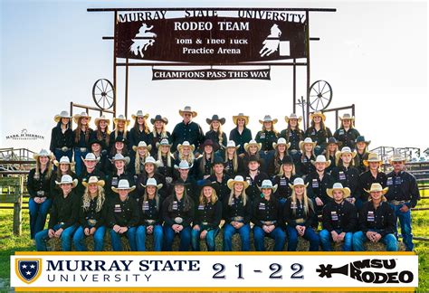 Murray State University Rodeo Team Excellence