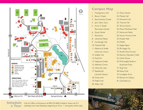 Muskingum University Campus Map And Directions