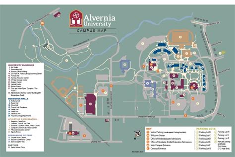 Navigate Alvernia University With Ease: A Handy Campus Map