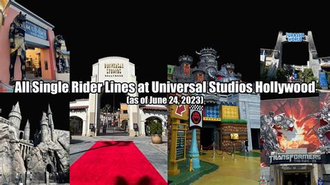 Navigating Single Rider Lines At Universal Hollywood