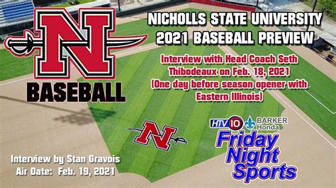 Nicholls State University Baseball Schedule Revealed