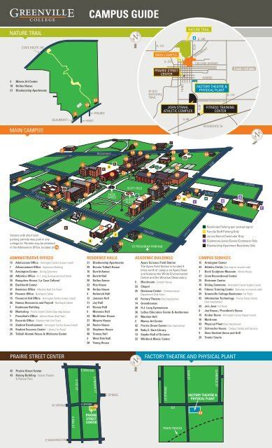 North Greenville University Campus Map And Guide