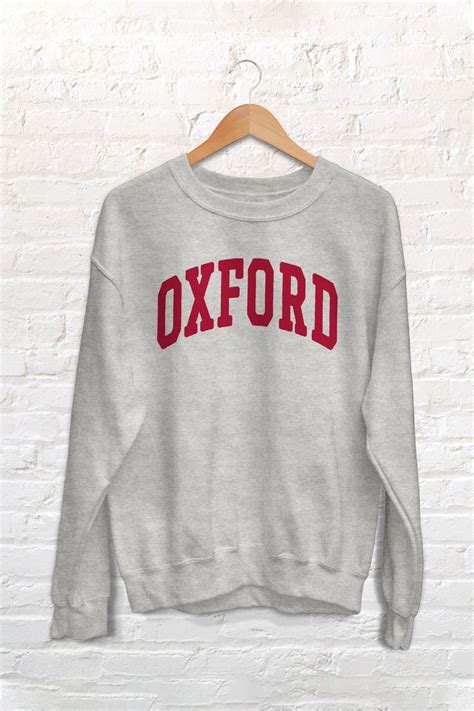 Oxford University Sweatshirt: A Stylish Academic Emblem