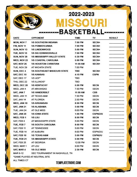 Pacific Tigers Mens Basketball Schedule And Scores