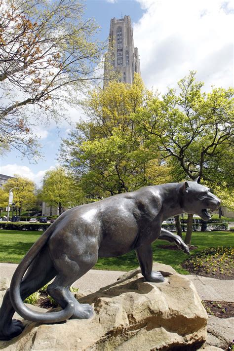 Panther Statue At University Of Pittsburgh: A Iconic Landmark