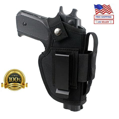 Rounded Universal Holster For Secure Gun Carrying