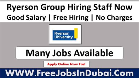 Ryerson University Job Opportunities And Career Resources