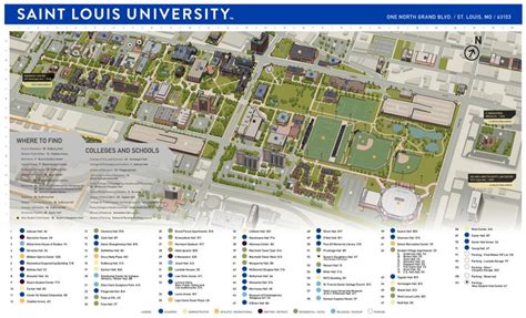 Saint Louis University Campus Map And Directions Guide