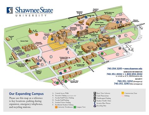 Shawnee State University Campus Map And Directory