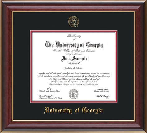 Showcase Your Pride With A Uga Diploma Frame