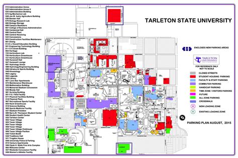 Tarleton State University Campus Map Guide