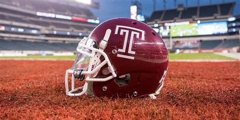 Temple University Football Helmet Design And History Unveiled