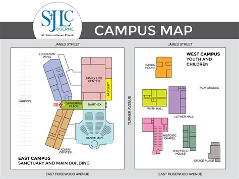 Texas Lutheran University Campus Map And Directory