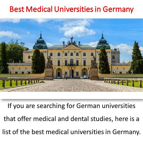 Top 10 Medical Universities In Germany