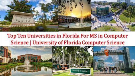 Top 10 Universities In Florida For Computer Science