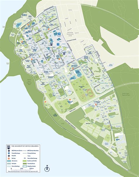 Ubc Campus Map: Explore The University Of British Columbia