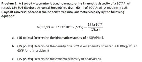 Understanding Saybolt Universal Seconds For Viscosity Measurement