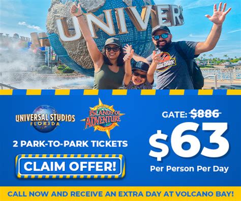 Universal 2 Park 1 Day Ticket Guide