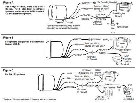 Universal Diesel Tachometer Kit Installation Guide