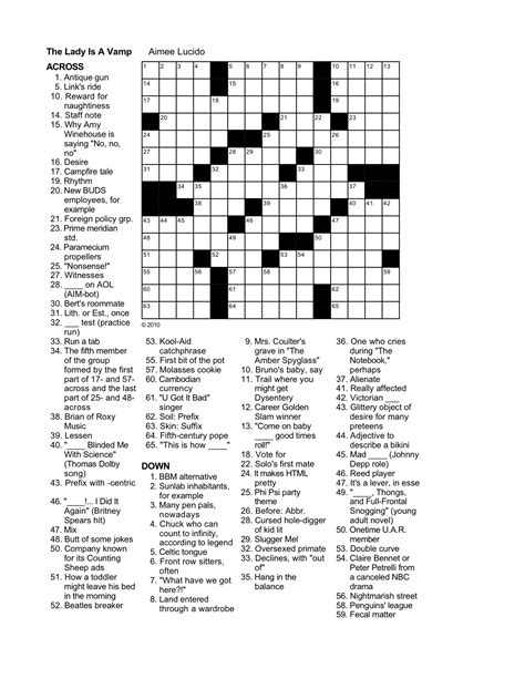 Universal Freestyle 108 Crossword Answers And Solutions