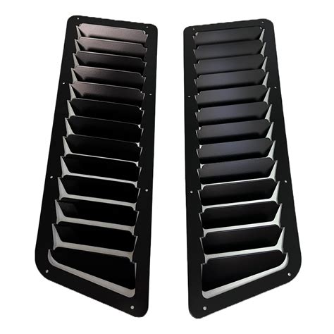 Universal Hood Louvers For Enhanced Engine Performance