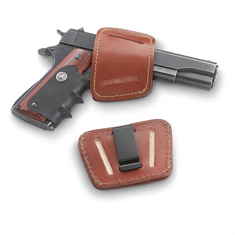 Universal Leather Gun Holster For Secure Carry