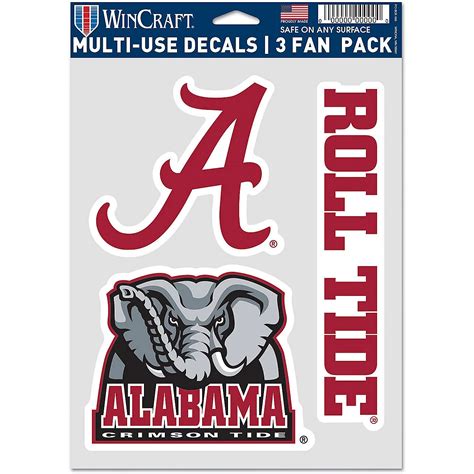 University Of Alabama Decals And Stickers For Fans