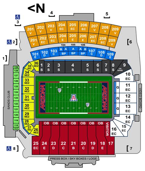 University Of Arizona Stadium Seating Chart Guide