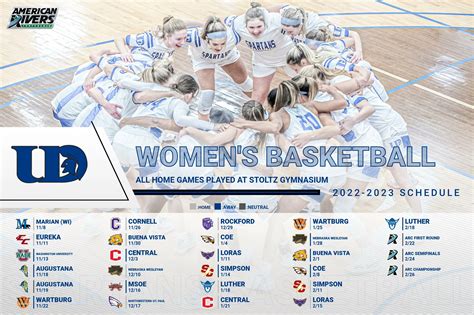 University Of Dubuque Spartans Basketball Schedule Released