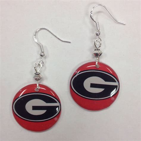 University Of Georgia Earrings For Bulldogs Fans