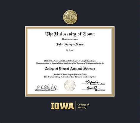 University Of Iowa Diploma Frame Ideas And Options