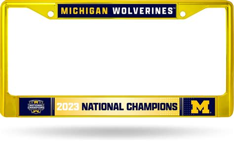 University Of Michigan License Plate Frame: Show Your Spirit