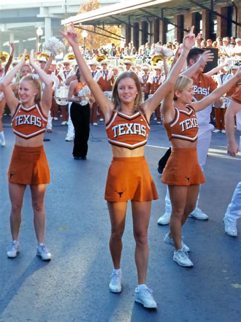 Ut Texas Cheerleader Uniforms Through The Years