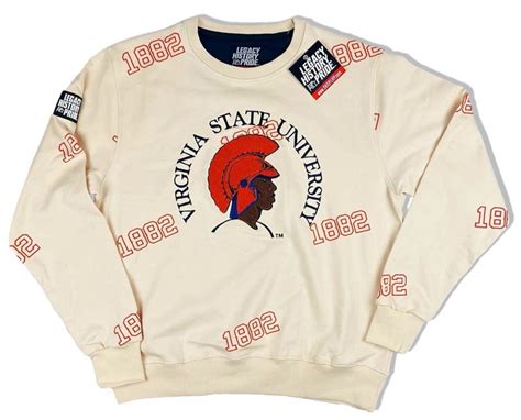 Virginia State University Sweatshirt Collection Inside