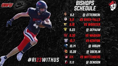 Wesleyan University Football Schedule 2023