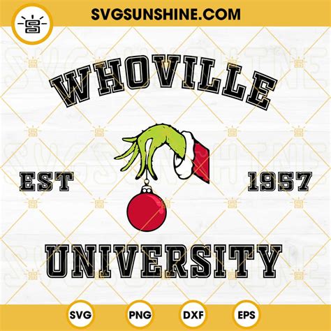 Whoville University Svg Designs And Templates