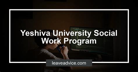 Yeshiva University Social Work Programs And Career Paths